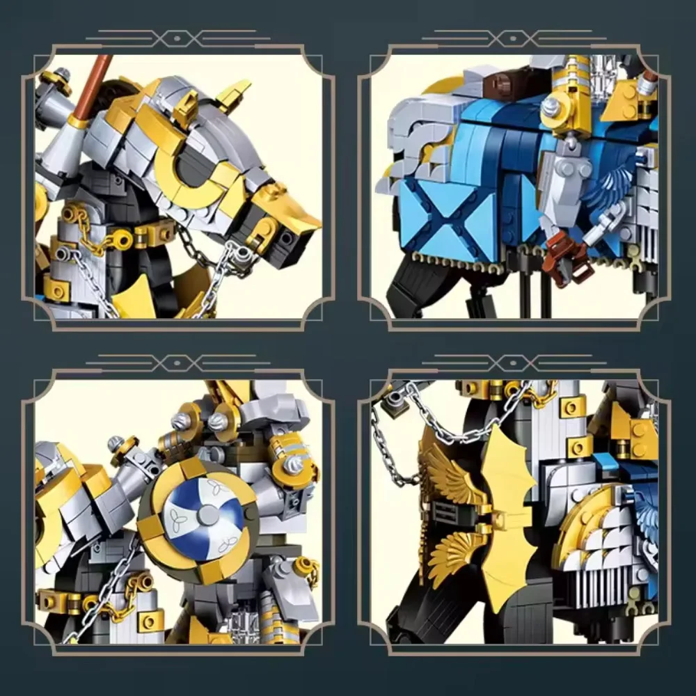 IDEAS 1247pcs Technical MOC Idea Medieval Knight Building Blocks Bricks Assembling Model DIY Toys for Children Birthday Gift Set IDEAS 1247pcs Technical MOC Idea Medieval Knight Building Blocks Bricks Assembling Model DIY Toys for Children Birthday Gift Set