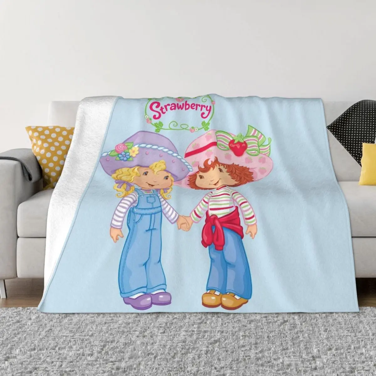 Strawberry Shortcake Cartoon Blanket Flannel Decoration And Friend Portable Home Bedspread
Strawberry Shortcake Cartoon Blanket Flannel Decoration And Friend Portable Home Bedspread