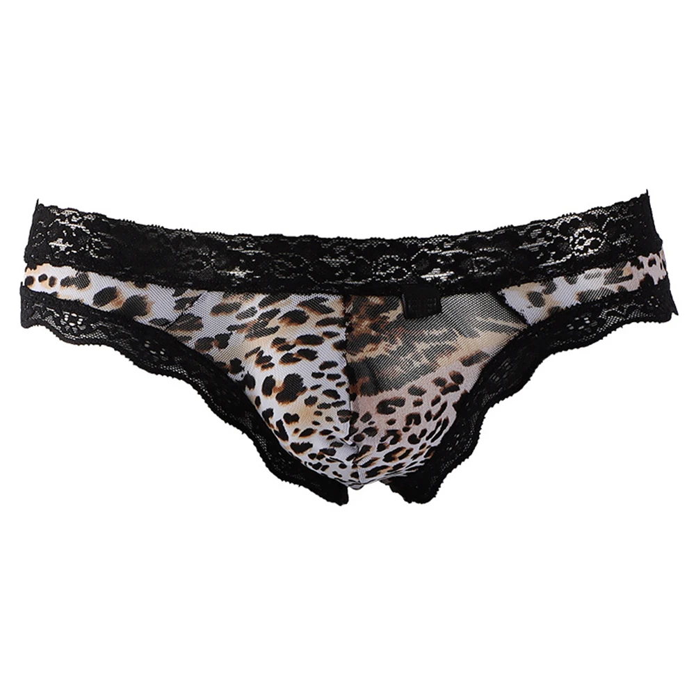 Striking Men's Leopard Print Pouch Briefs, Low Waist Thong Bikini Underpants, Lightweight Ice Silk Fabric, Multiple Sizes
Striking Men's Leopard Print Pouch Briefs, Low Waist Thong Bikini Underpants, Lightweight Ice Silk Fabric, Multiple Sizes