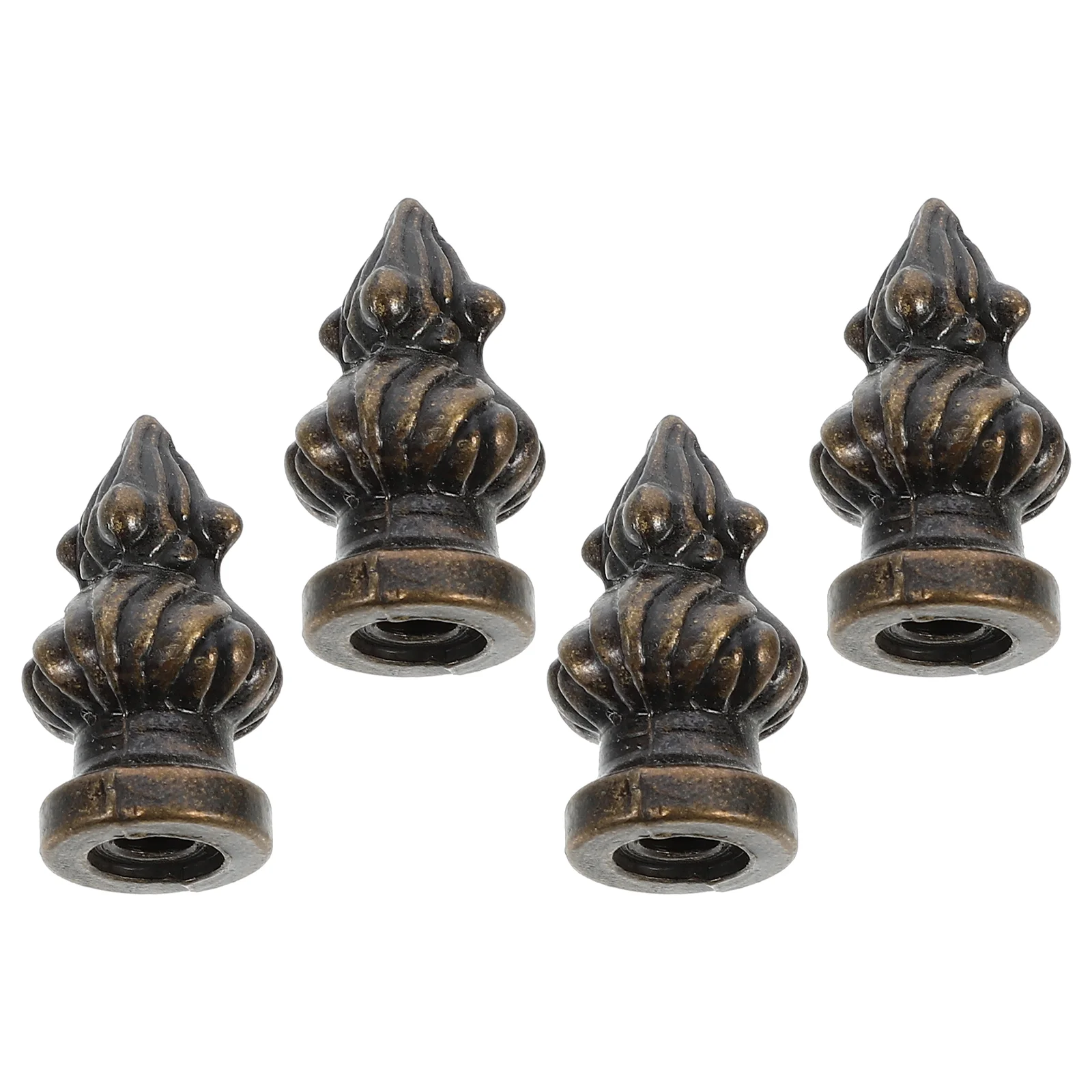 4 Pcs Horn Frame Decorative Head Metal Lamp Knob Decoration Zinc Alloy Light Finial
4 Pcs Horn Frame Decorative Head Metal Lamp Knob Decoration Zinc Alloy Light Finial