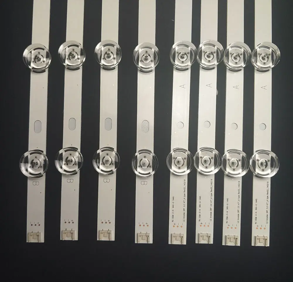 8PCS/SET 98cm LED Backlight For LG 47'' TV innotek DRT 3.0 47" A/B type 6916L-1948A 1949A 100%NEW
8PCS/SET 98cm LED Backlight For LG 47'' TV innotek DRT 3.0 47" A/B type 6916L-1948A 1949A 100%NEW