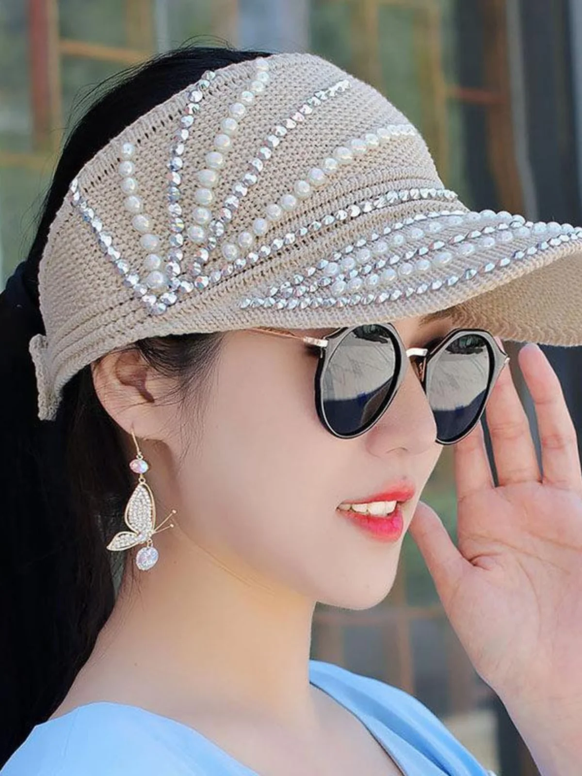 

Baseball cap summer empty top hat Korean version fashion sun visor travel sports sunscreen breathable duck tongue sun hat