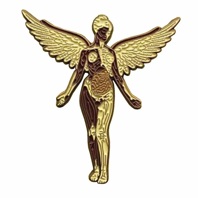 Golden Angel Heavy Metal Television Brooches Badge for Bag Lapel Pin Buckle Jewelry Gift For Friends
Golden Angel Heavy Metal Television Brooches Badge for Bag Lapel Pin Buckle Jewelry Gift For Friends