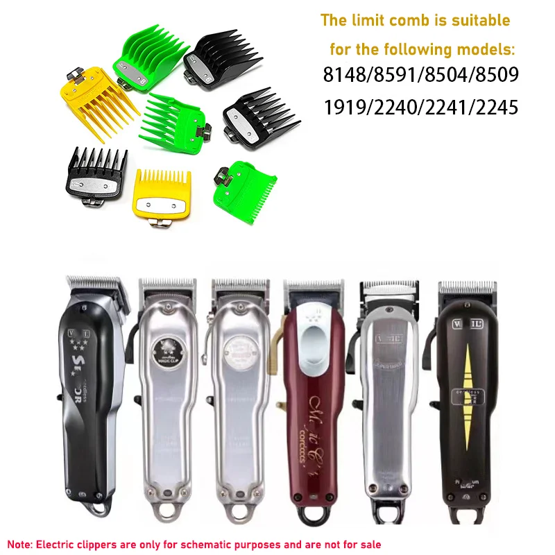 

Applicable to WAHL8148/8591/8504/8509/1919 positioning comb limit comb black metal buckle electric shear caliper for barber