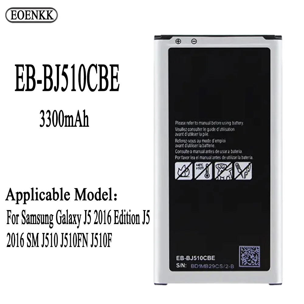 EB-BJ510CBC EB-BJ510CBE Battery For Samsung Galaxy J5 2016 Edition J5 2016 SM J510 J510FN J510F Capacity Phone Batterie
EB-BJ510CBC EB-BJ510CBE Battery For Samsung Galaxy J5 2016 Edition J5 2016 SM J510 J510FN J510F Capacity Phone Batterie