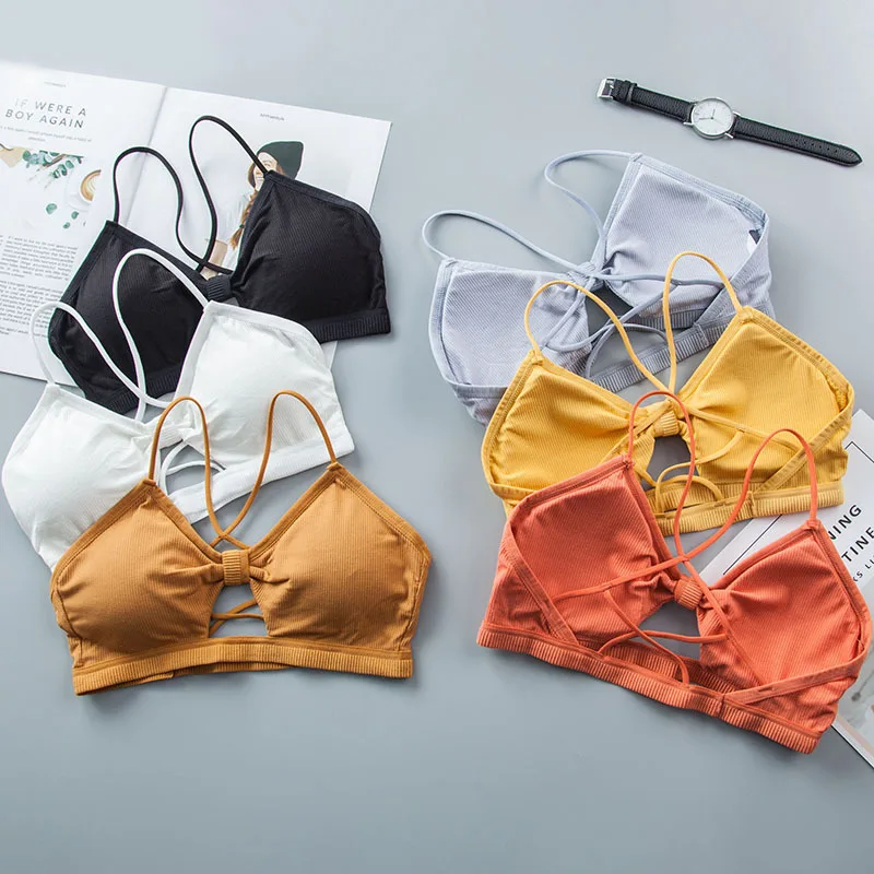 2022 Sexy Lingerie Seamless Back Hollow Backless Strapless Sport Bra for Women Push Up Bralette Brassiere Underwear Bandeau Top
2022 Sexy Lingerie Seamless Back Hollow Backless Strapless Sport Bra for Women Push Up Bralette Brassiere Underwear Bandeau Top