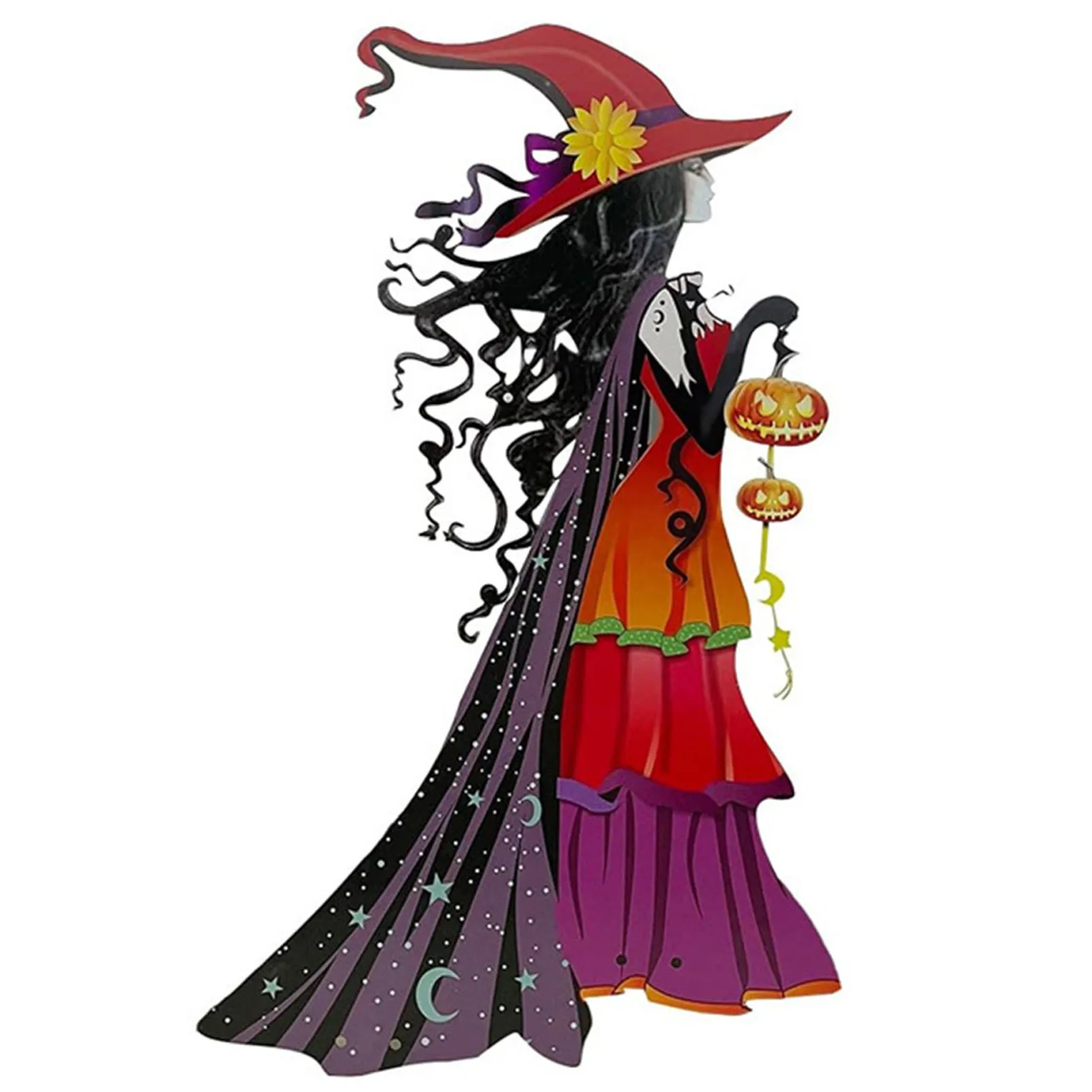 Metal Witch Sign Halloween Decoration Sexy Witch Stained Iron Art Plug-in Stake Waterproof Outdoor Ornament for Garden Lawn Yard
Metal Witch Sign Halloween Decoration Sexy Witch Stained Iron Art Plug-in Stake Waterproof Outdoor Ornament for Garden Lawn Yard