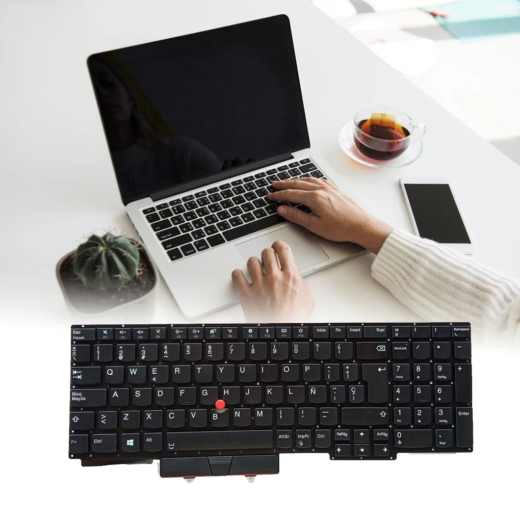 Laptop Keyboard Pointer Office Home PC Accessories Anti-slide Point Stick Replacement for Thinkpad E15 Spain Layout
Laptop Keyboard Pointer Office Home PC Accessories Anti-slide Point Stick Replacement for Thinkpad E15 Spain Layout