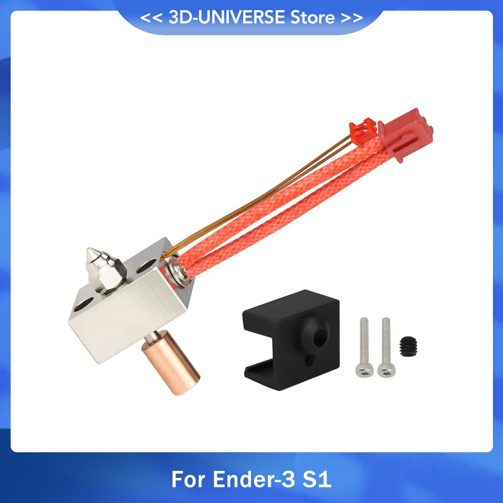 Детали для 3D-принтера Ender-3 S1, медный нагревательный блок с горловиной Ender 3 S1, Термистор, Hotend, оборудованный экструдер Sprite
Детали для 3D-принтера Ender-3 S1, медный нагревательный блок с горловиной Ender 3 S1, Термистор, Hotend, оборудованный экструдер Sprite