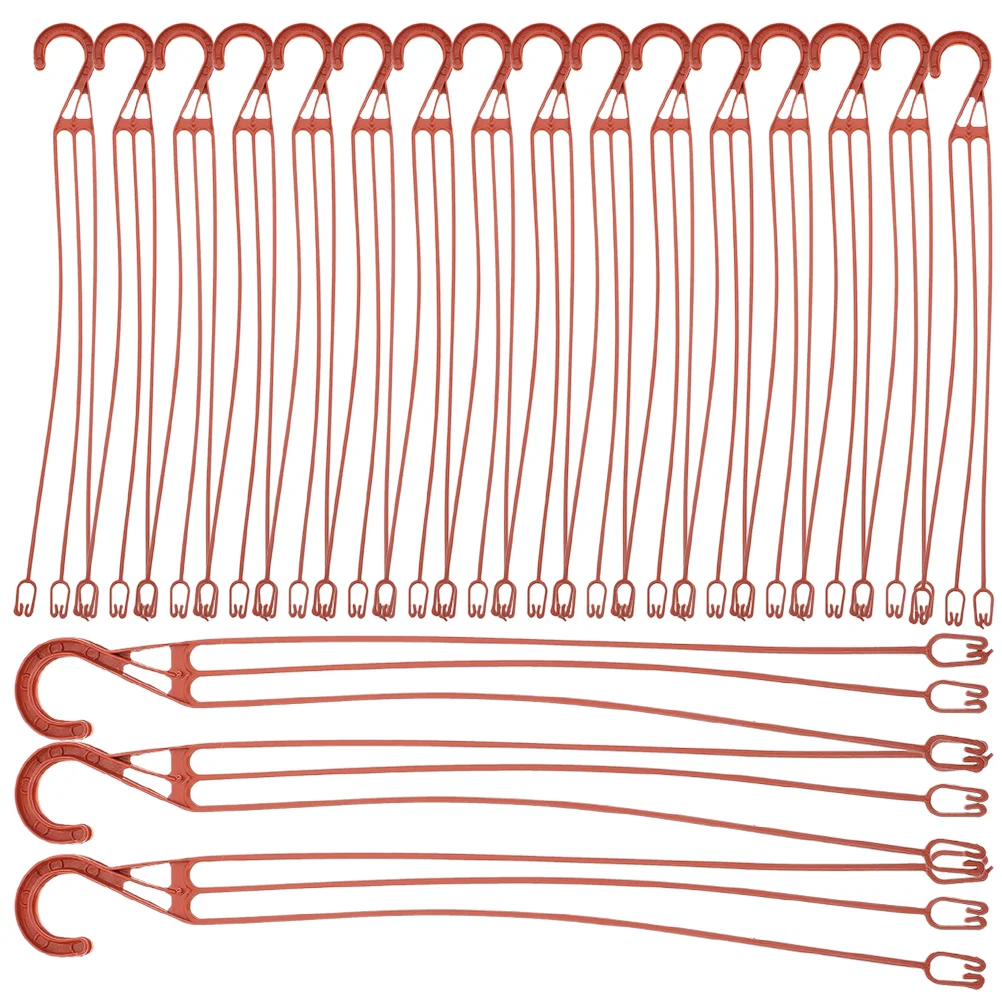 30 Pcs Coat Hangers Hanging Pothos Flower Hook 30pcs (red Ej370 Hook) for Flowerpot Plant Portable Plastic Durable Planter
30 Pcs Coat Hangers Hanging Pothos Flower Hook 30pcs (red Ej370 Hook) for Flowerpot Plant Portable Plastic Durable Planter