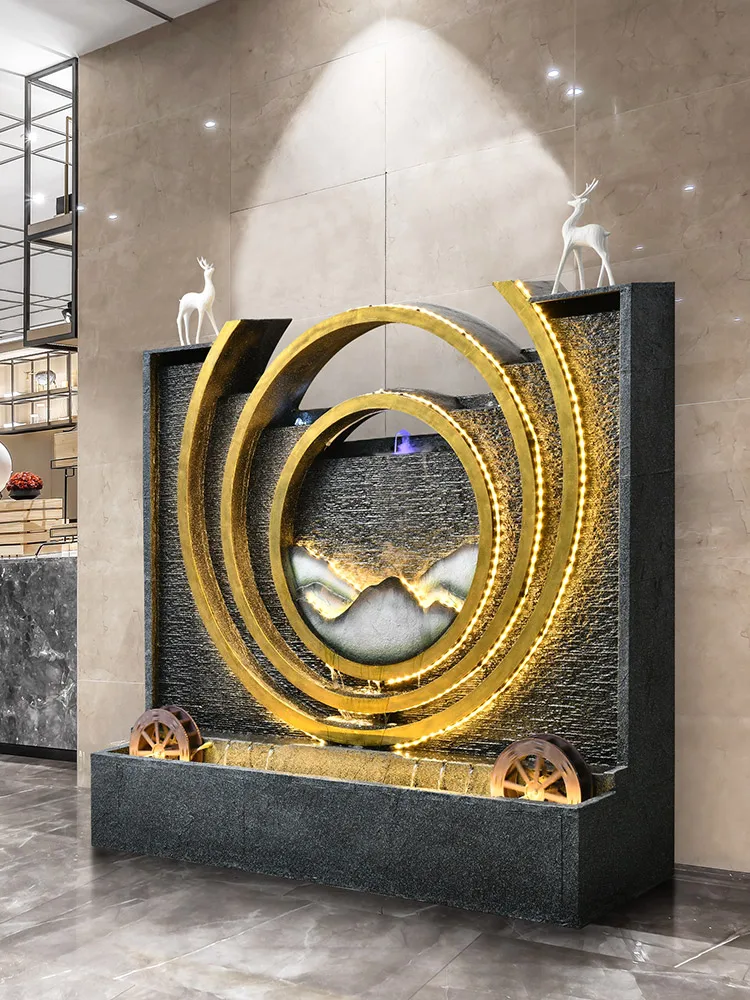 Water Curtain Wall Water Screen Hallway Partition Decoration Hotel Courtyard Landscape Fish Pond Decoration
Water Curtain Wall Water Screen Hallway Partition Decoration Hotel Courtyard Landscape Fish Pond Decoration