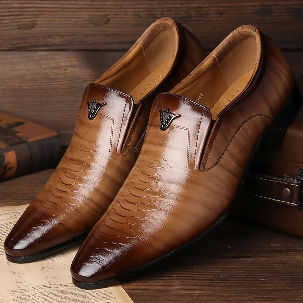 Fashion Men Formal Shoes Leather Business Casual Shoes High Quality Men Dress Office Luxury Shoes Male Breathable Oxfords 38-48
Fashion Men Formal Shoes Leather Business Casual Shoes High Quality Men Dress Office Luxury Shoes Male Breathable Oxfords 38-48