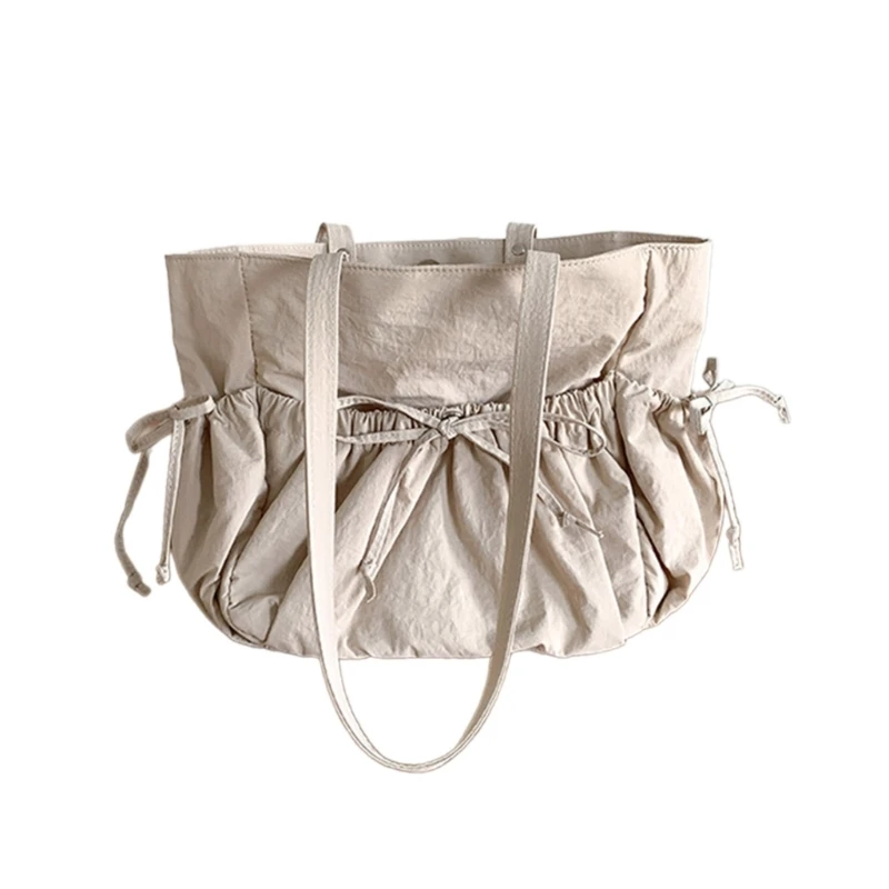 Женская плиссированная сумка на шнурке с несколькими Pocekts, большая вместительная сумка на плечо 
Женская плиссированная сумка на шнурке с несколькими Pocekts, большая вместительная сумка на плечо