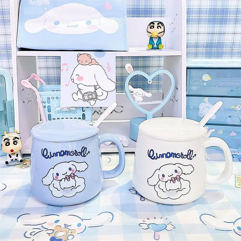 Sanrio Cinnamoroll Hello Kitty Kawaii аниме с крышкой керамическая чашка милый мультфильм Kuromi девочка сердце прекрасный подарок для девочек
Sanrio Cinnamoroll Hello Kitty Kawaii аниме с крышкой керамическая чашка милый мультфильм Kuromi девочка сердце прекрасный подарок для девочек