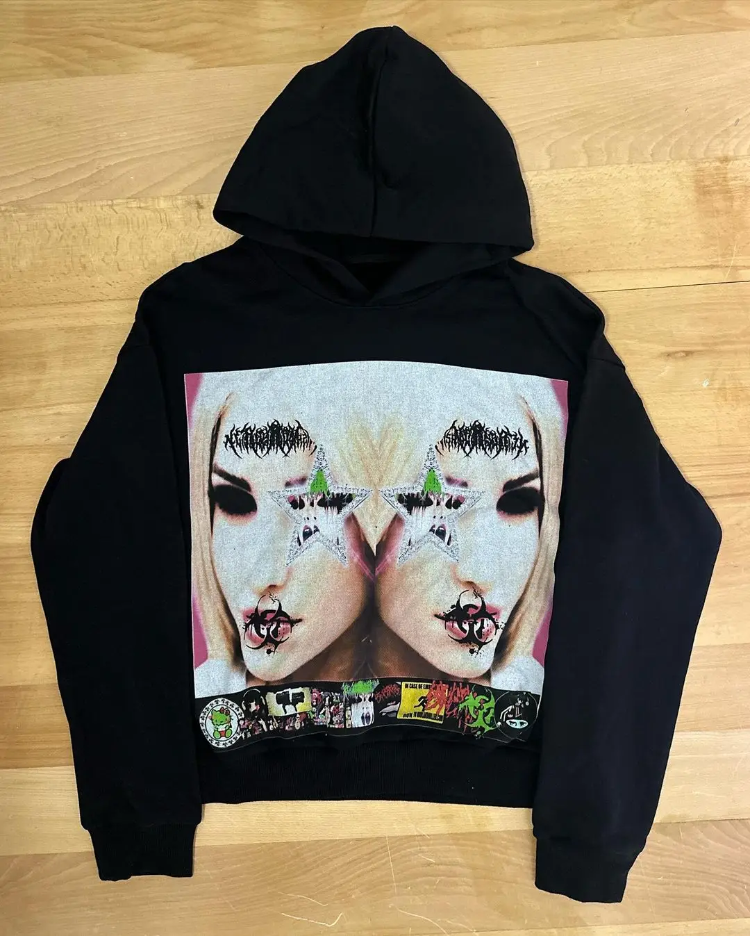 

Harajuku Casey Hoodie Oversized Goth Streetwear Tops Grunge Hoodies Women Couples 2024 New in Sweatshirt Gothic Y2k Clothes