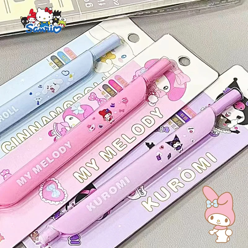 Sanrio Ruler Neutral Pen Kawaii Kuromi Cute Cinnamoroll Cartoon Students Learning Writing Homework Stationery Toys Girls Gifts
Sanrio Ruler Neutral Pen Kawaii Kuromi Cute Cinnamoroll Cartoon Students Learning Writing Homework Stationery Toys Girls Gifts