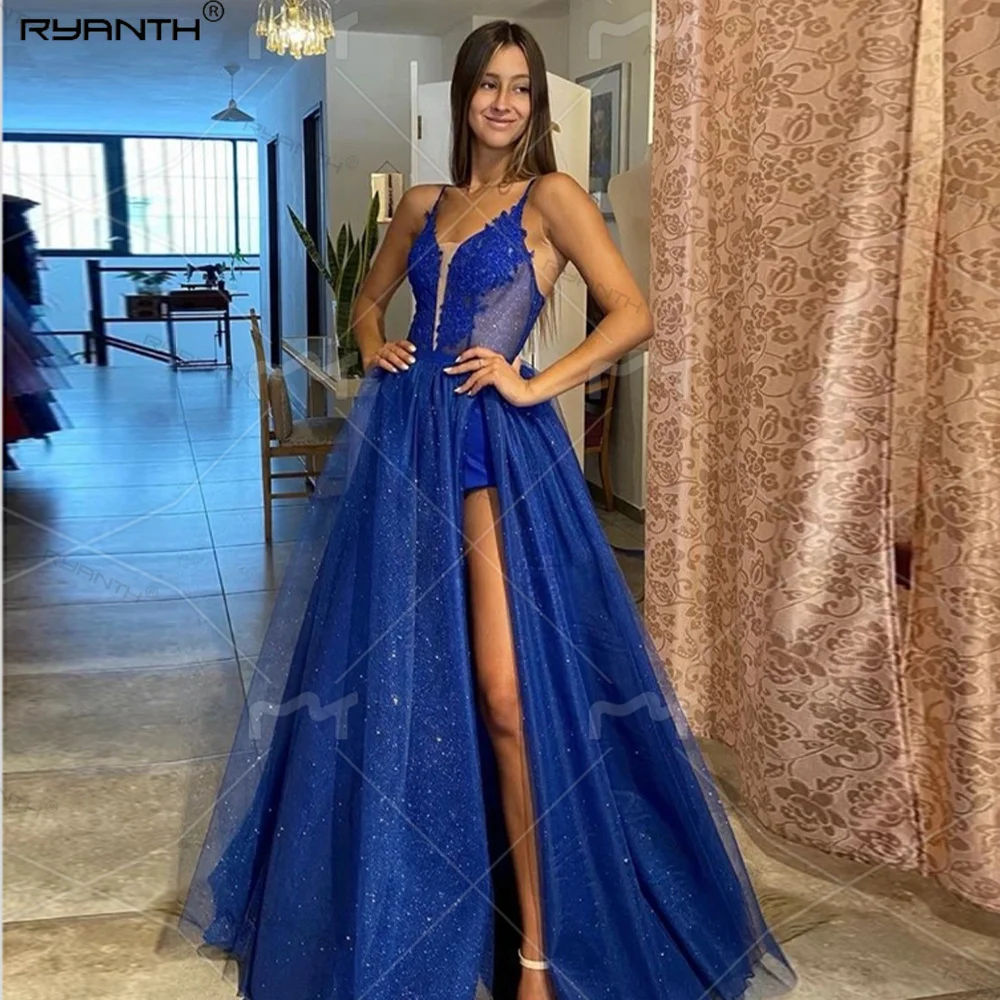 Sexy High Slit Split Evening Dress Spaghetti Straps Sparkly Prom Dress Celebrity Dress Robe De Soiree African Black Girl Party
Sexy High Slit Split Evening Dress Spaghetti Straps Sparkly Prom Dress Celebrity Dress Robe De Soiree African Black Girl Party
