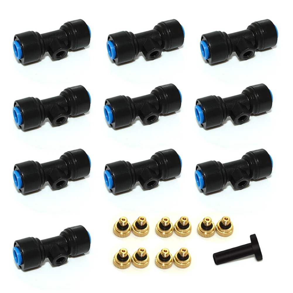 Water Pipe Connector Sprayer Adapter Spray Cooler Set Spray System Accessories Watering Accessories With Brass Mist Nozzle
Water Pipe Connector Sprayer Adapter Spray Cooler Set Spray System Accessories Watering Accessories With Brass Mist Nozzle