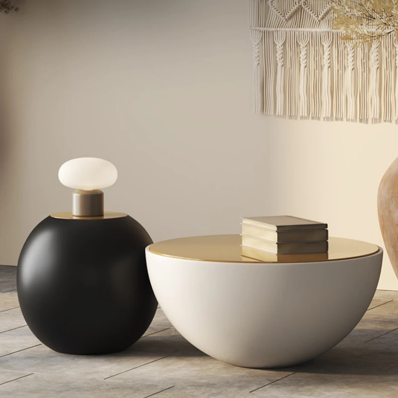 Coffee Table round Small Apartment Glass Living Room Size Combination Tea Table
Coffee Table round Small Apartment Glass Living Room Size Combination Tea Table