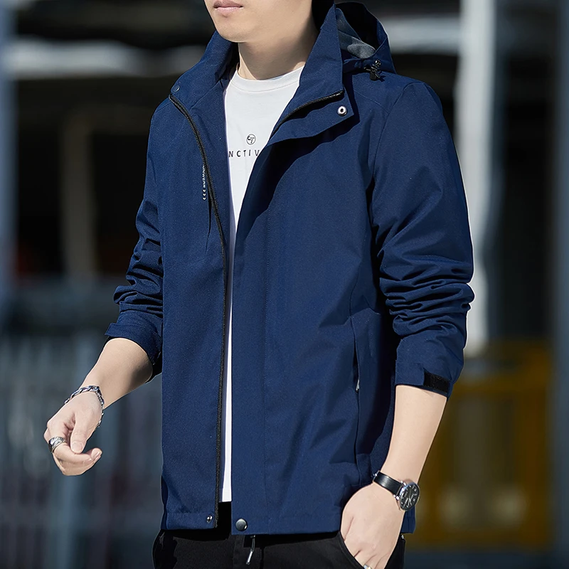 2023 Fashion Brand Men Waterproof Jacket Detachable Hat Solid Casual Autumn Windproof Coat Streetwear Male Outwear Windbreaker
2023 Fashion Brand Men Waterproof Jacket Detachable Hat Solid Casual Autumn Windproof Coat Streetwear Male Outwear Windbreaker