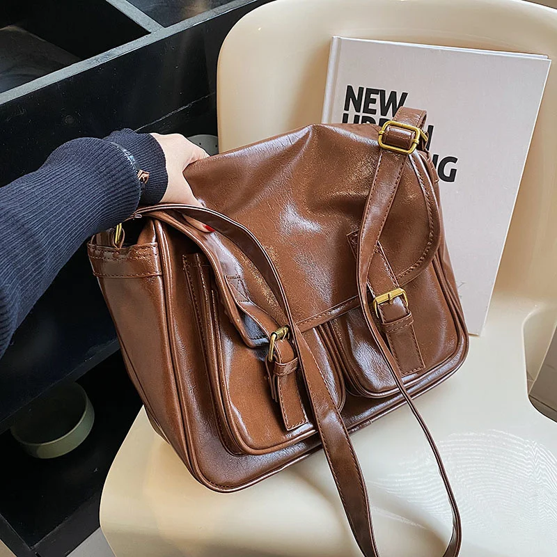 

Высококачественные кожаные сумки через плечо для женщин 2023 Роскошные Сумки Дизайнерская вместительная сумка с ручками