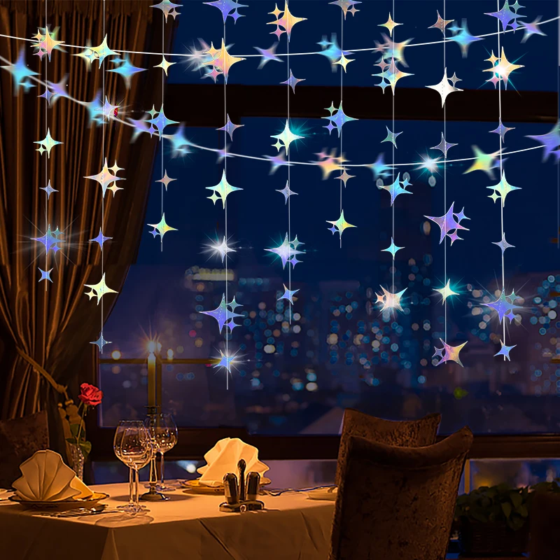 Laser Silver Gold Star Round Paper Garland Wedding Birthday Party Decoration Chirstmas Baby Shower Hanging Banner Decor Supplies
Laser Silver Gold Star Round Paper Garland Wedding Birthday Party Decoration Chirstmas Baby Shower Hanging Banner Decor Supplies
