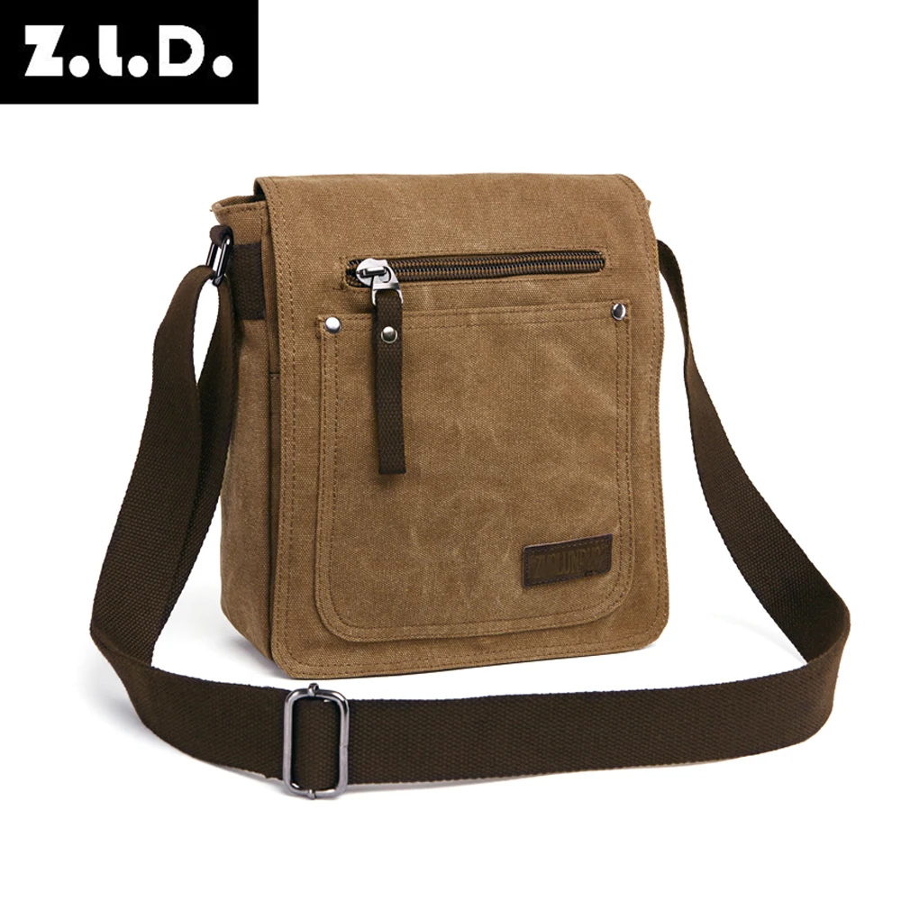 

Холщовая винтажная сумка-мессенджер, брендовая деловая Повседневная дорожная сумка, ранец на одно плечо, сумка через плечо унисекс, мужская сумка