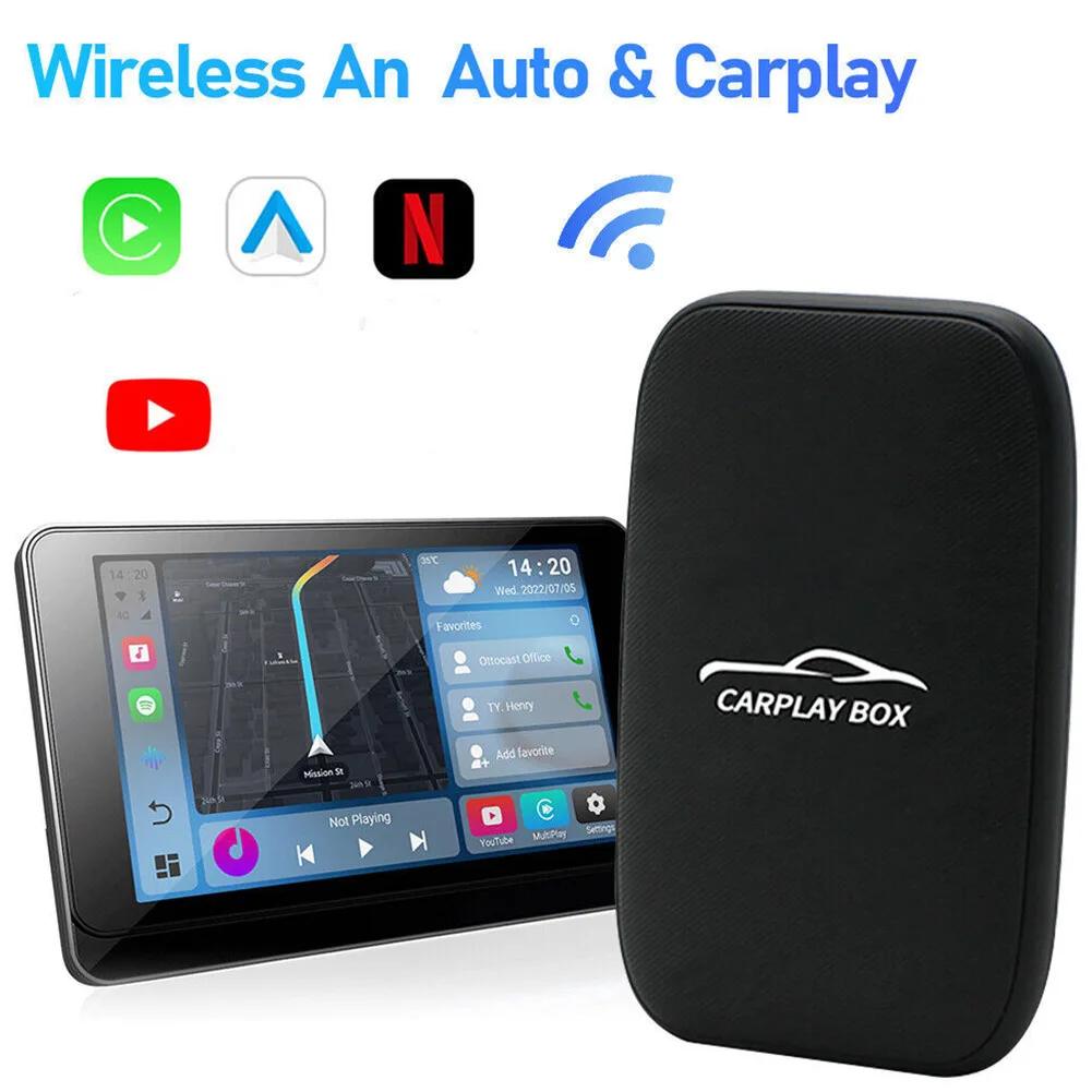 Carplay AI Box Wireless Adapter Dongle Carplay AN Auto Car Multimedia Video Player Bluetooth Android- Auto Online Navigation
Carplay AI Box Wireless Adapter Dongle Carplay AN Auto Car Multimedia Video Player Bluetooth Android- Auto Online Navigation