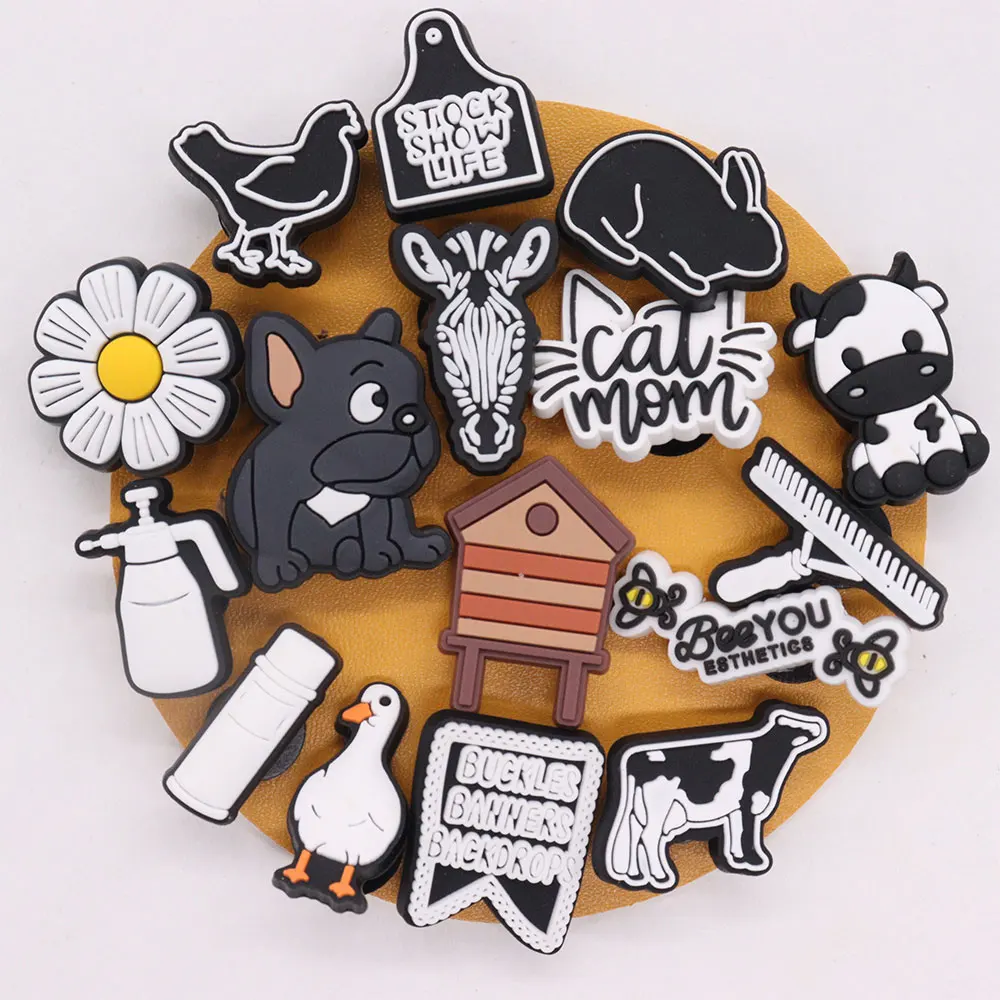 1-16pcs Duck Dog Cow Animals Kids PVC Shoe Charms Lovely Shoe Decorations Flower Buckle Clogs Fit Birthday Gift
1-16pcs Duck Dog Cow Animals Kids PVC Shoe Charms Lovely Shoe Decorations Flower Buckle Clogs Fit Birthday Gift