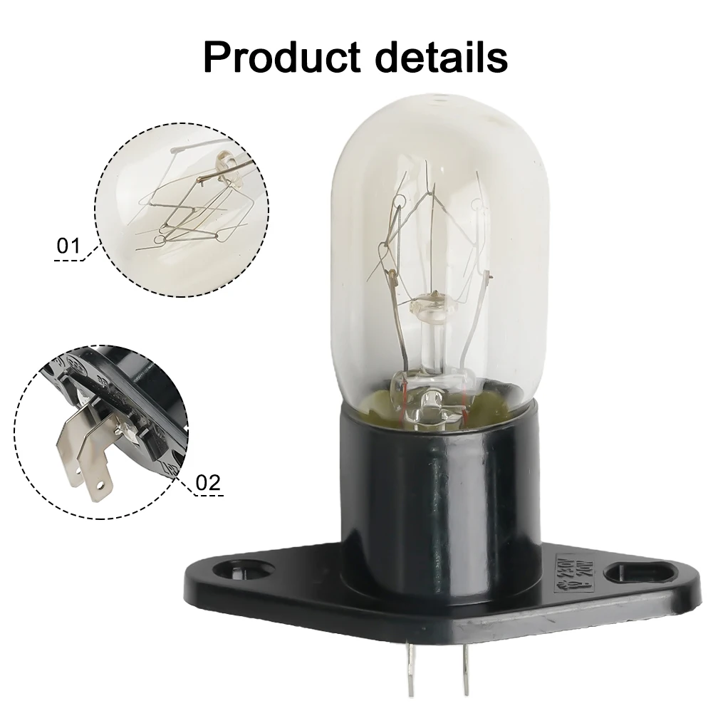 250V Microwave Ovens Light Halogen Bulb 2A Universal Global Lamp Bulbs Base 2 Pins For Microwave Oven Home Kitchen Accessories
250V Microwave Ovens Light Halogen Bulb 2A Universal Global Lamp Bulbs Base 2 Pins For Microwave Oven Home Kitchen Accessories