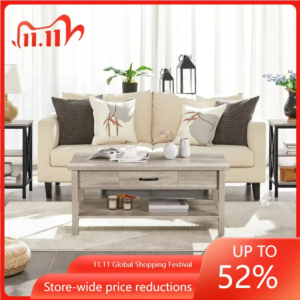 Подъемный журнальный столик со скрытыми отсеками и выдвижным ящиком для гостиной, серый
Подъемный журнальный столик со скрытыми отсеками и выдвижным ящиком для гостиной, серый