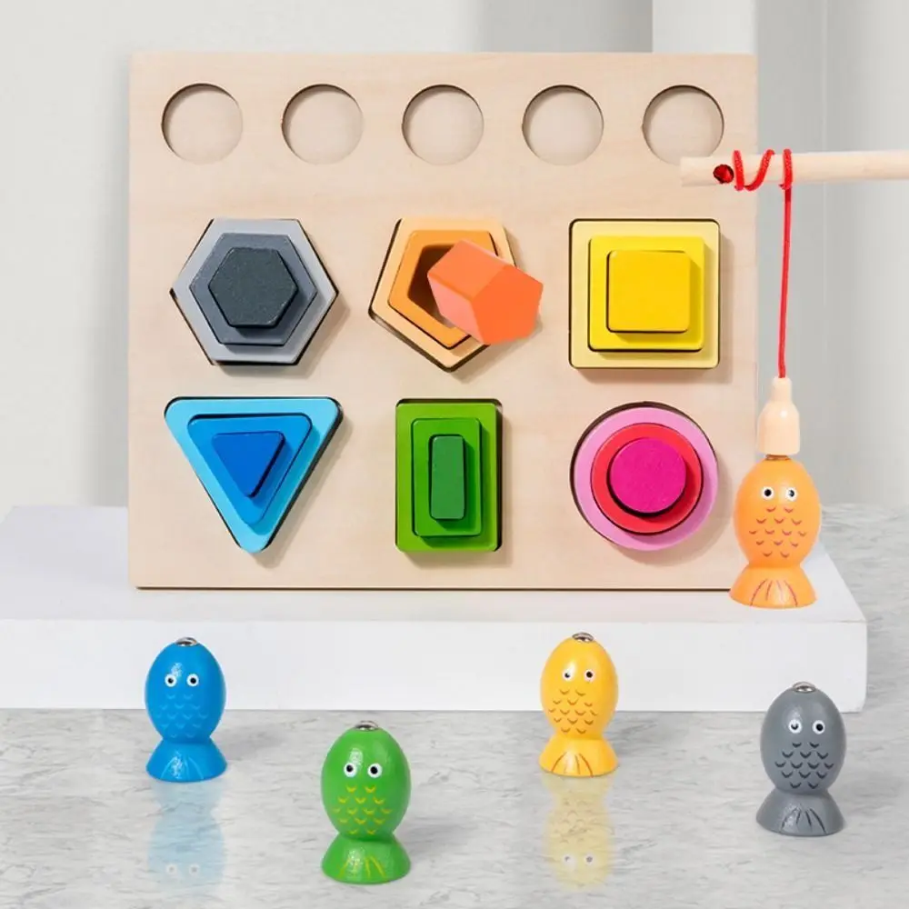 

Wooden Shape Matching Toys Educational Geometrical Montessori Wood Toys Montessori Colorful Sorting Stacking Toys Children Toys