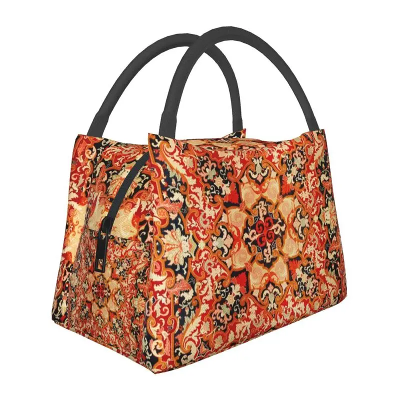 Antique French Aubusson Rug Insulated Lunch Bag Women Leakproof Europe Vintage Geometric Cooler Thermal Bento Box Work Picnic
Antique French Aubusson Rug Insulated Lunch Bag Women Leakproof Europe Vintage Geometric Cooler Thermal Bento Box Work Picnic