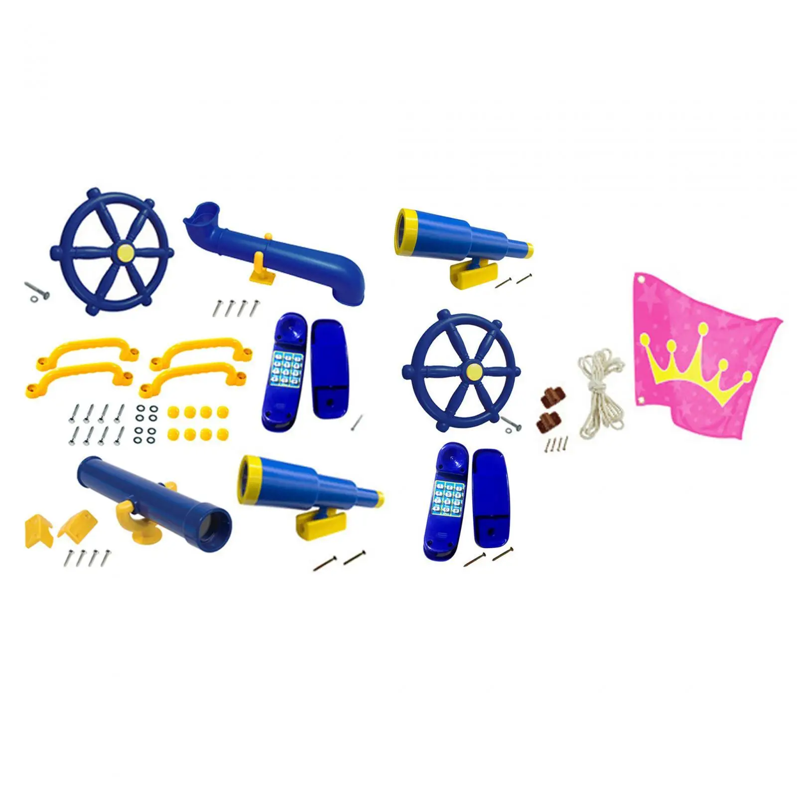 Playground Accessories Pirate Ship Parts for Backyard Jungle Gym Treehouse
Playground Accessories Pirate Ship Parts for Backyard Jungle Gym Treehouse