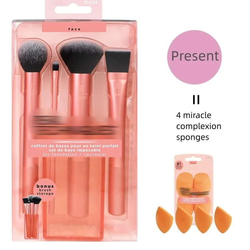 

Real thchniqu@s RT Brushes Makeup Set 1533 Powder Eyeshadow Blush Blending Brush Mark High Quality Make Up Tools