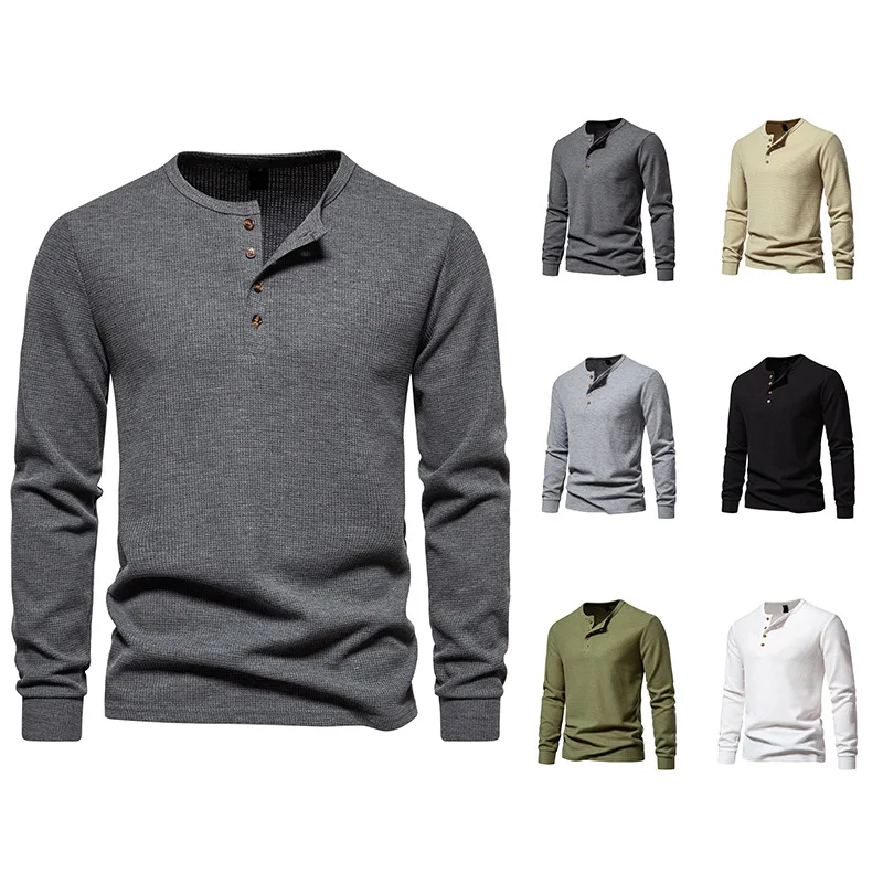 Футболка мужская с длинным рукавом, Повседневная рубашка с 4 пуговицами, Wolfgang henри, весна-лето
Футболка мужская с длинным рукавом, Повседневная рубашка с 4 пуговицами, Wolfgang henри, весна-лето