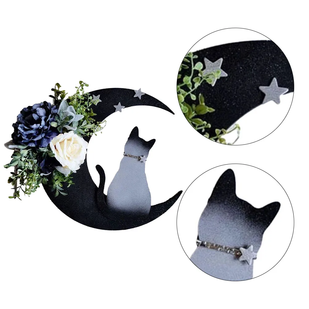 Door Wreaths Stars Cat Roses Moon Shaped Garland Decoration Front Door Ornament Plants Crescent Moon Home Decoration
Door Wreaths Stars Cat Roses Moon Shaped Garland Decoration Front Door Ornament Plants Crescent Moon Home Decoration
