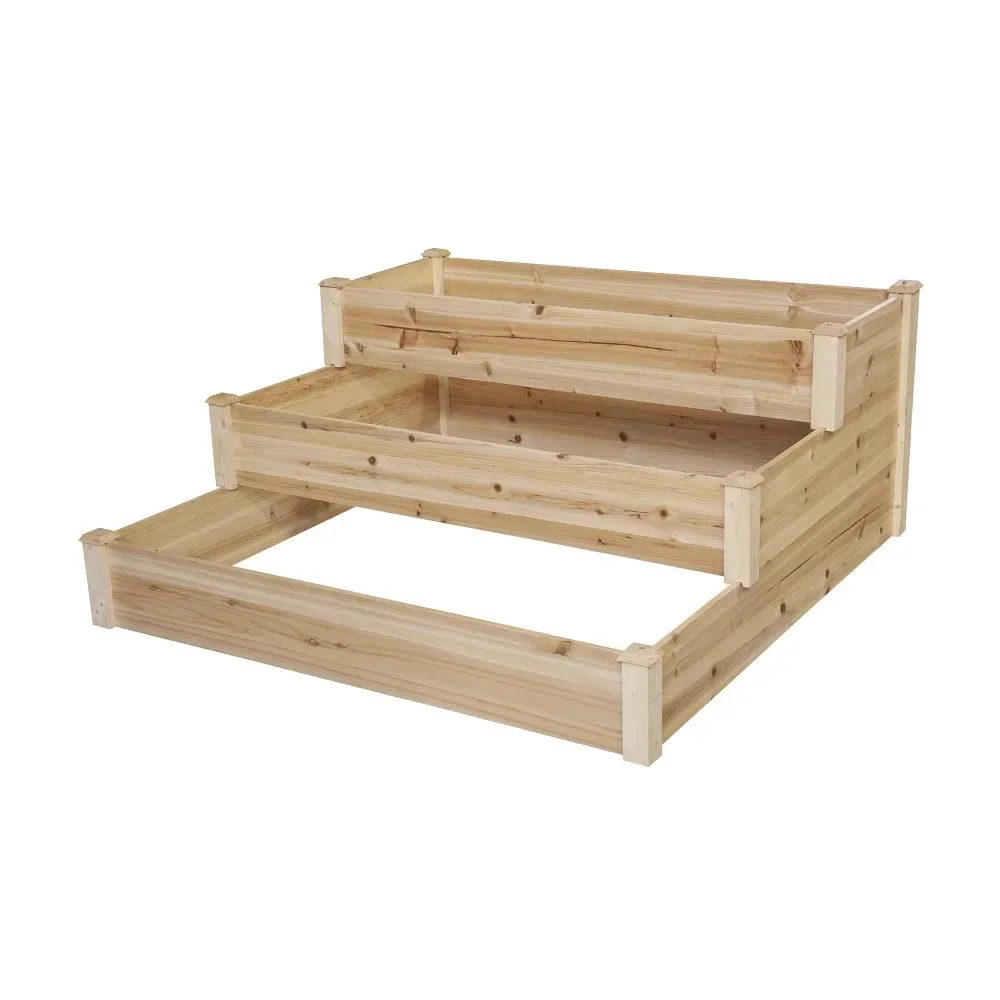 3 Tier Cedar Raised Garden Bed, Natural,flower stand ,plant stands indoor, plant stand ,Outdoor Furniture
3 Tier Cedar Raised Garden Bed, Natural,flower stand ,plant stands indoor, plant stand ,Outdoor Furniture