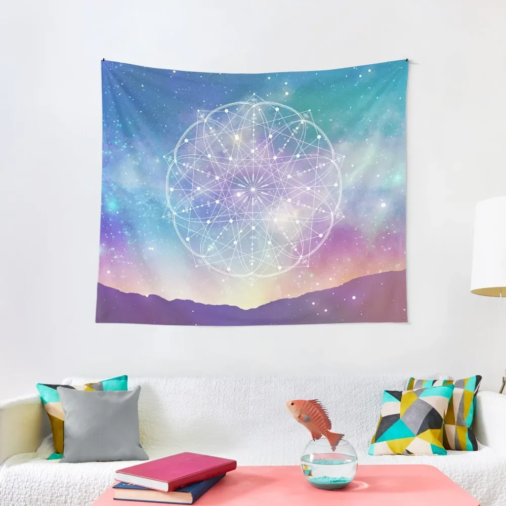 

Sacred Geometry (Interconnected) Tapestry Nordic Home Decor Room Decorations Tapestry