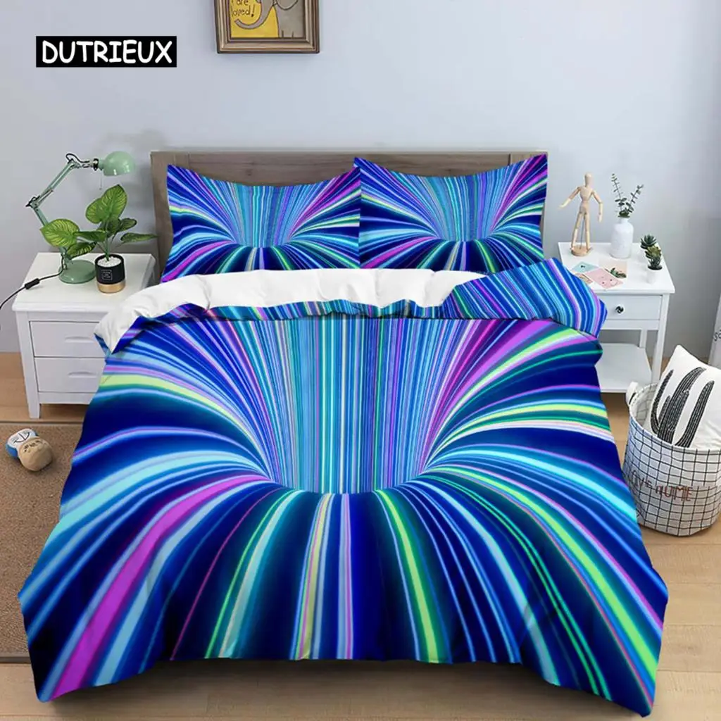3D Duvet Cover Psychedelic Abstract Double Queen Bedding Set 2/3pcs Quilt Cover with Zipper King Size Polyester Comforter Cover
3D Duvet Cover Psychedelic Abstract Double Queen Bedding Set 2/3pcs Quilt Cover with Zipper King Size Polyester Comforter Cover