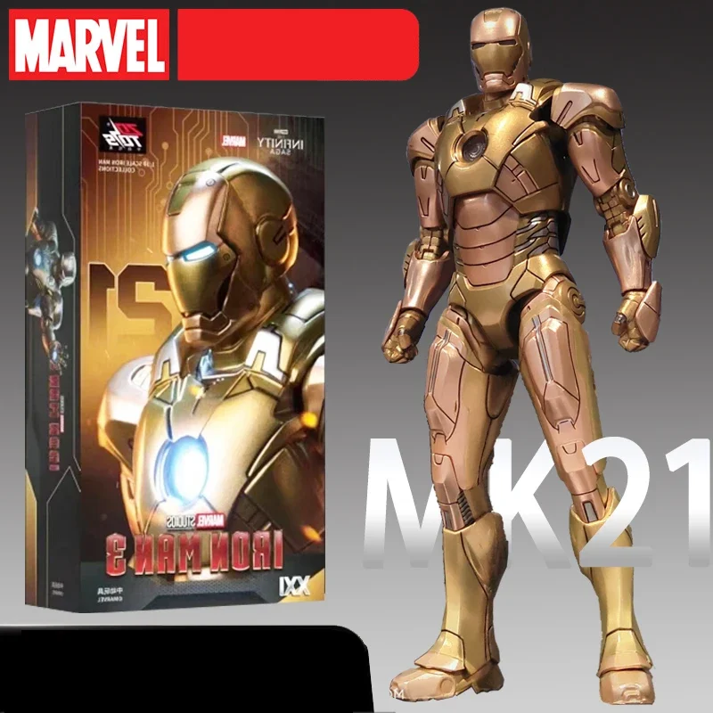 

Marvel Avengers Iron Man 10th Anniversary Mk21 Mk3 Mk85 Mk42 Action Figures Collectible Model Kid Toy Decor Statue Birthday Gift