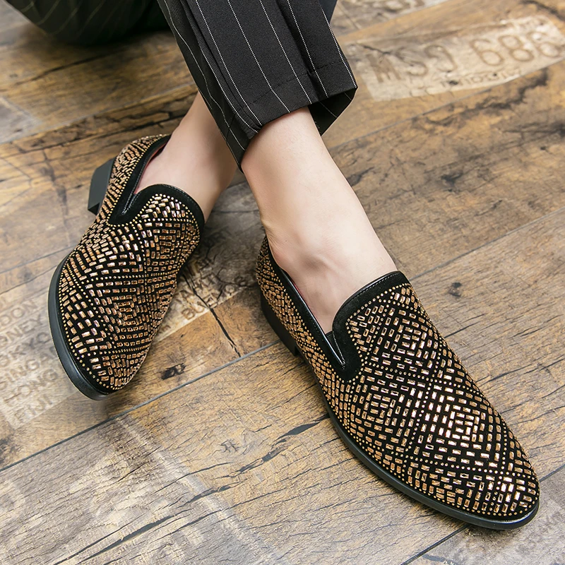 Men Casual Shoes Male Dress Shoes Fashional Men Business Breathable Square Round Toe Men Casual Shoes Rhinestone Leather Shoes
Men Casual Shoes Male Dress Shoes Fashional Men Business Breathable Square Round Toe Men Casual Shoes Rhinestone Leather Shoes