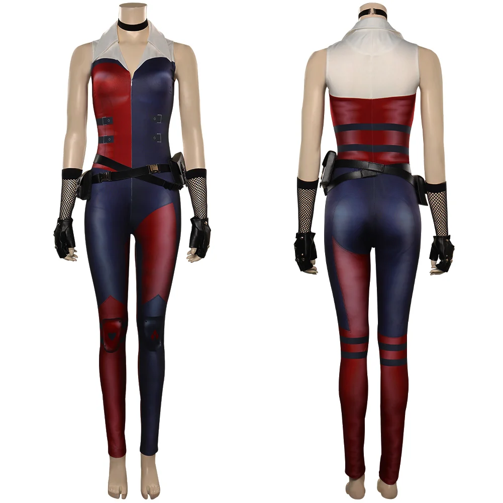Mortal Kombat Joker Cosplay Costume For Girl Jumpsuit Necklace Fantasia Women Halloween Carnival Party Female Role Disguise Suit
Mortal Kombat Joker Cosplay Costume For Girl Jumpsuit Necklace Fantasia Women Halloween Carnival Party Female Role Disguise Suit