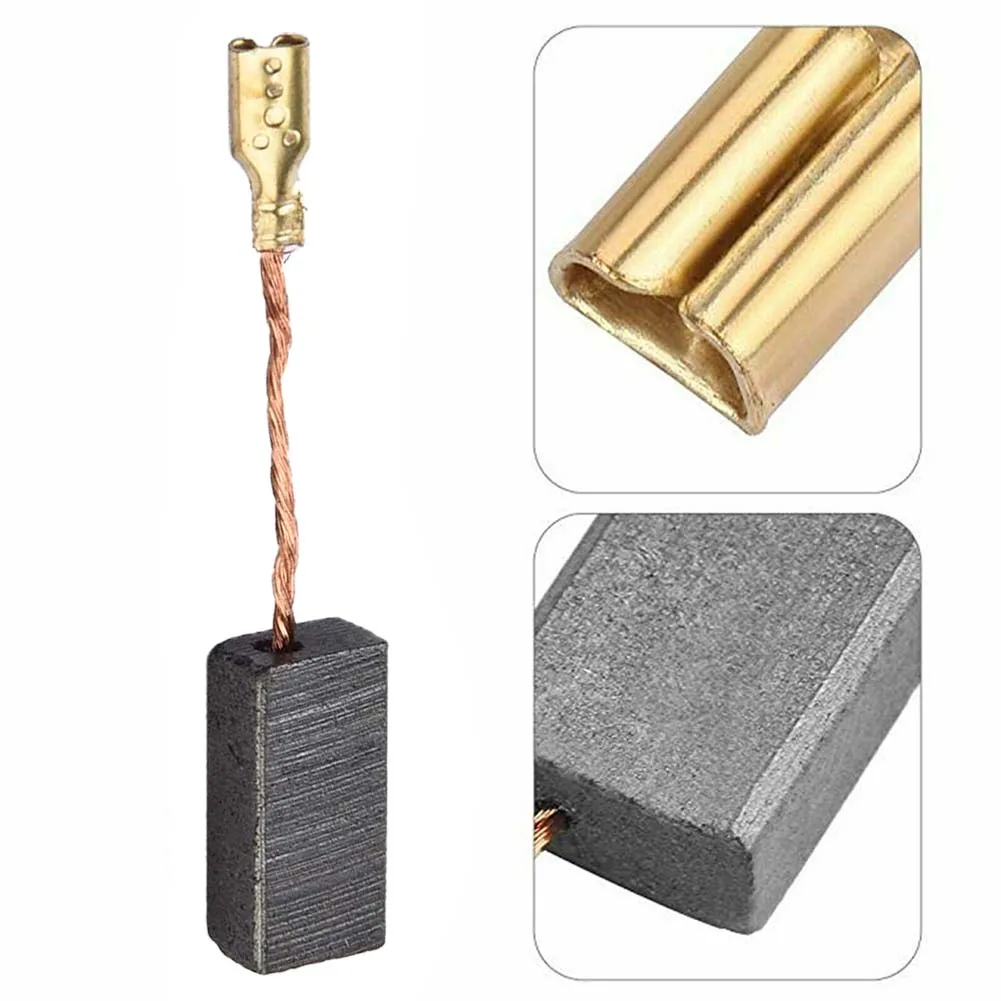 8PCS Motor Carbon Brushes For Bosch Angle Grinder 15mm X 8mm X 5mm Power Tool With Wire Leads And Brush Springs Attached
8PCS Motor Carbon Brushes For Bosch Angle Grinder 15mm X 8mm X 5mm Power Tool With Wire Leads And Brush Springs Attached