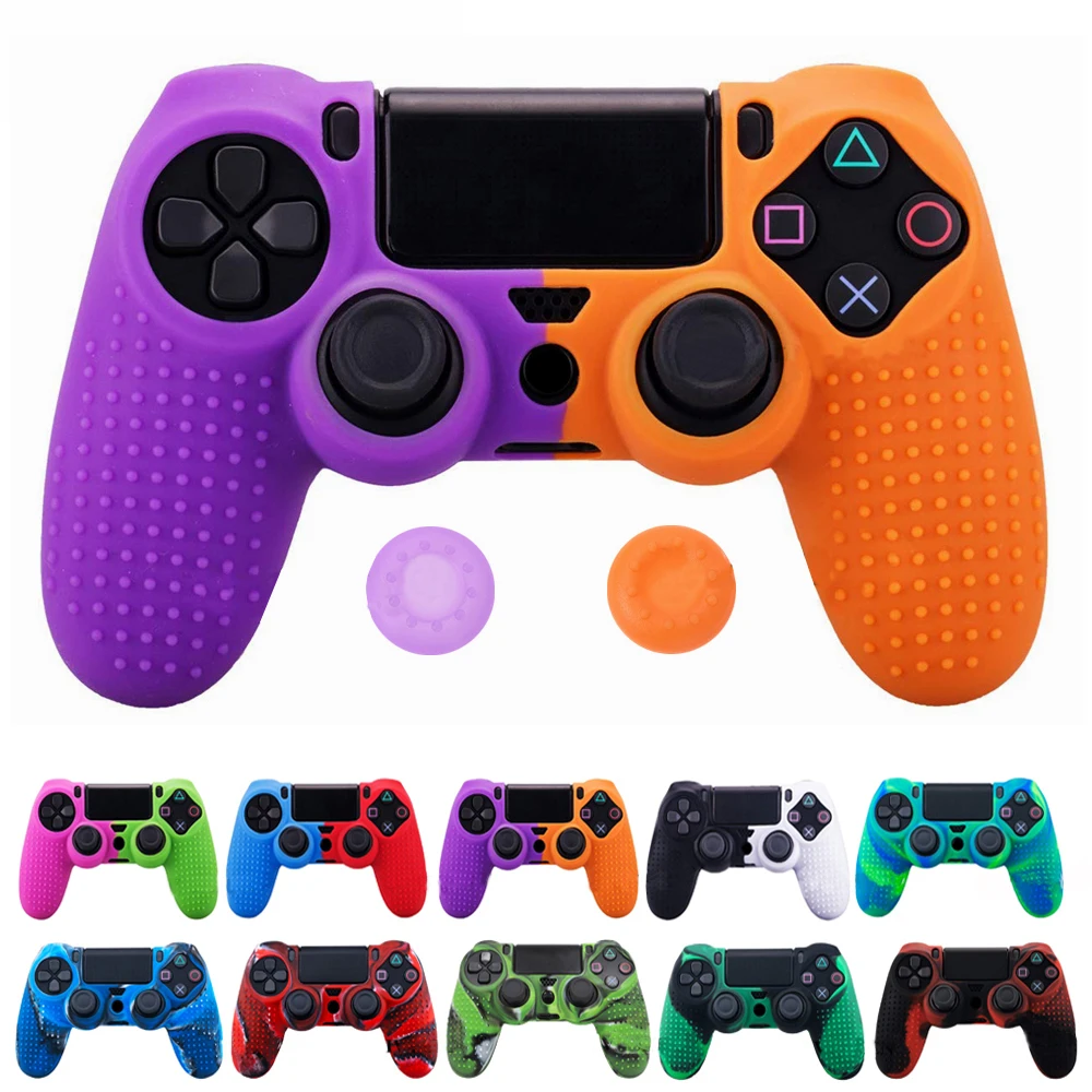 Силиконовый чехол ZOMTOP для Dualshock 4 PS4 Pro Slim, чехол для контроллера и колпачки для захвата большими пальцами, аксессуары для PlayStation 4
Силиконовый чехол ZOMTOP для Dualshock 4 PS4 Pro Slim, чехол для контроллера и колпачки для захвата большими пальцами, аксессуары для PlayStation 4