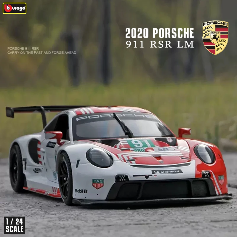 Модель автомобиля из сплава Bburago 1:24 Porsche 911 RSR LM 2020, коллекционная игрушка, игрушка для мальчика, изысканные украшения
Модель автомобиля из сплава Bburago 1:24 Porsche 911 RSR LM 2020, коллекционная игрушка, игрушка для мальчика, изысканные украшения