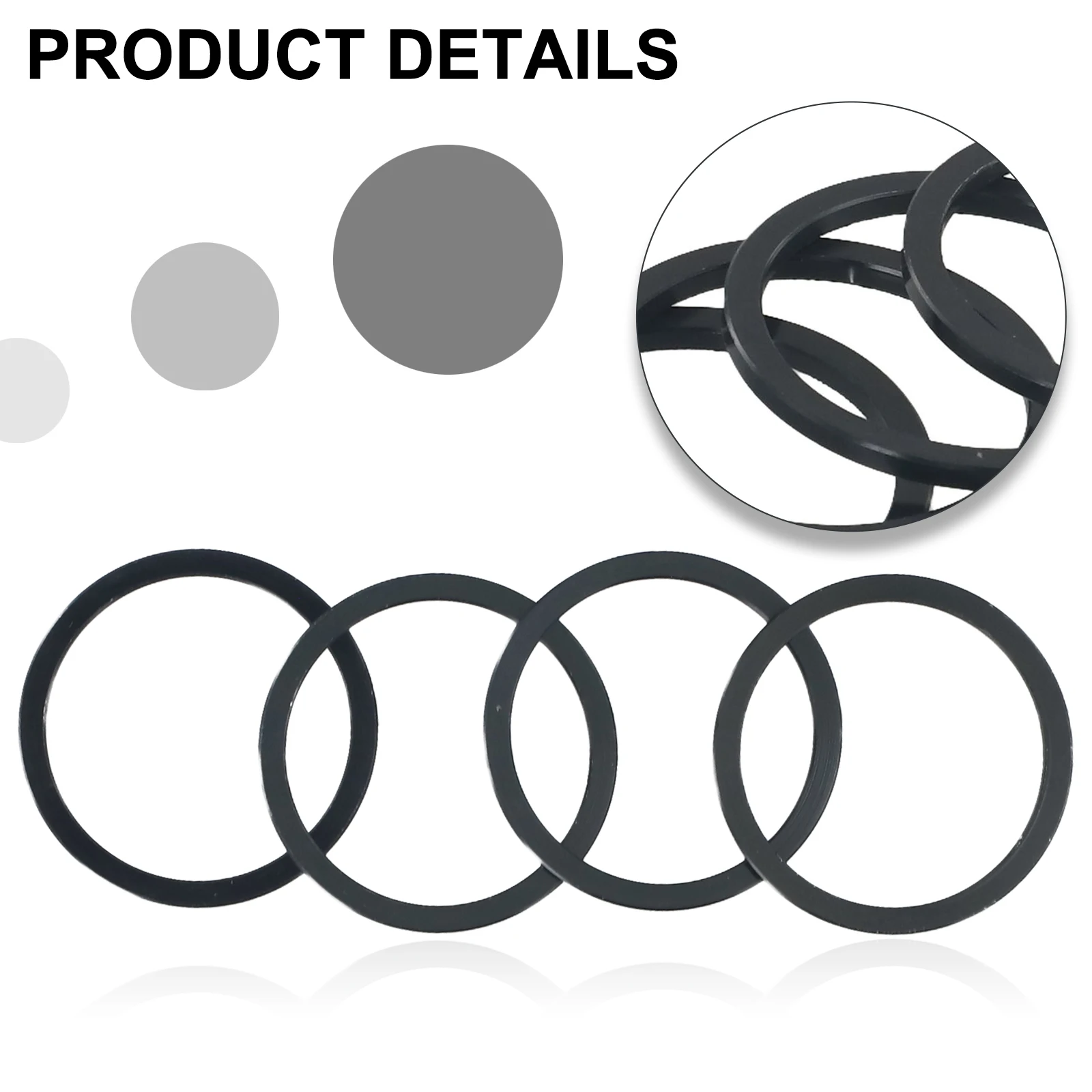 Cycling Gasket Electric Bicycle Heightening Metal 35mm 4pcs Black Central Motor Components High Quality Hot New
Cycling Gasket Electric Bicycle Heightening Metal 35mm 4pcs Black Central Motor Components High Quality Hot New