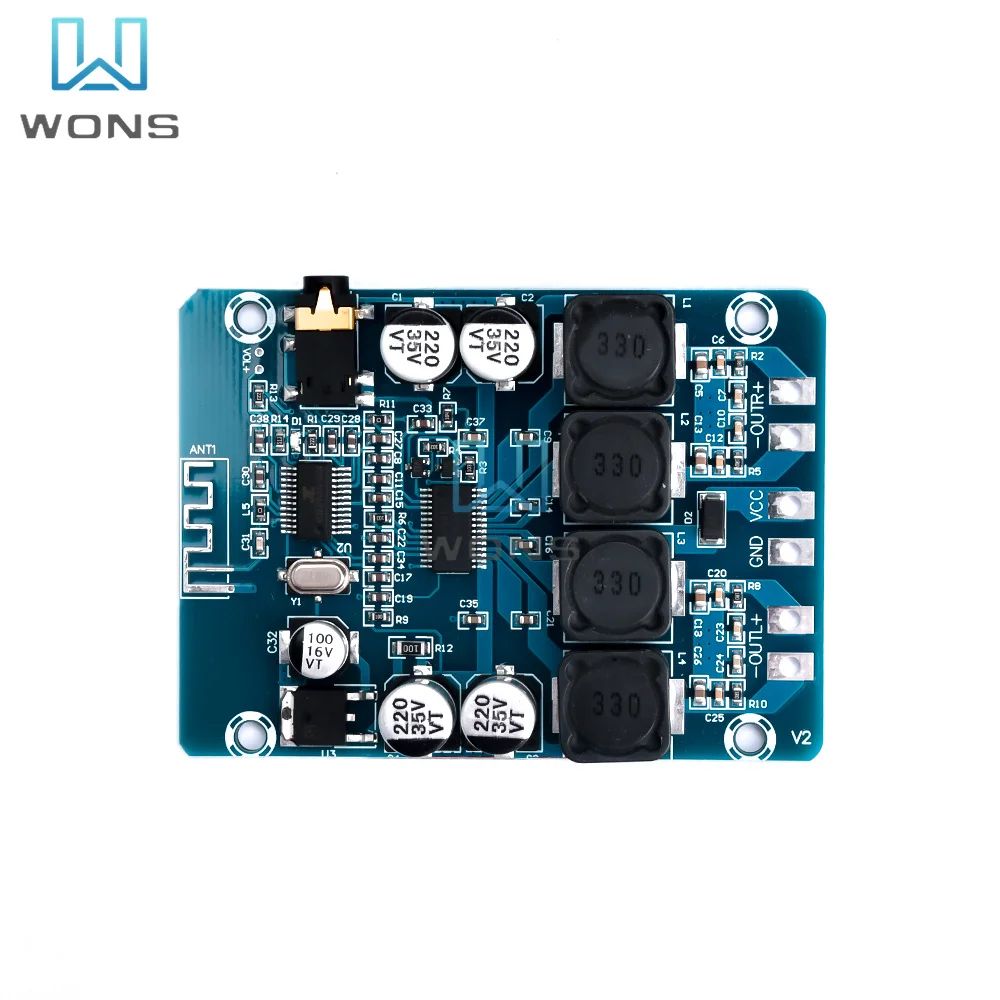 XH-M314 DC12-24V Dual Channel Bluetooth Audio Receiver Stereo Audio Bluetooth Digital Power Amplifier Board Amplificador 20WX2
XH-M314 DC12-24V Dual Channel Bluetooth Audio Receiver Stereo Audio Bluetooth Digital Power Amplifier Board Amplificador 20WX2
