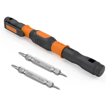 Multifunctional 4 In 1 Alloy Slotted/Phillips Screwdrivers Pen Style Precision Dual Interchangeable Screwdriver Repair Tool Tool
Multifunctional 4 In 1 Alloy Slotted/Phillips Screwdrivers Pen Style Precision Dual Interchangeable Screwdriver Repair Tool Tool