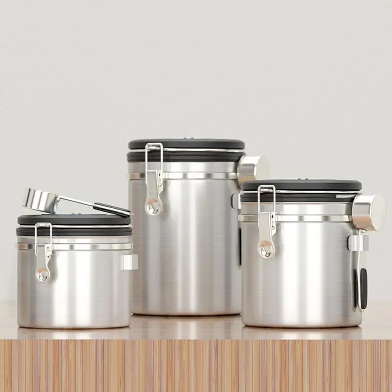Stainless Steel Coffee Container With Airtight Lids Canisters Coffee Containers For Coffee Beans Coffee Ground Containers
Stainless Steel Coffee Container With Airtight Lids Canisters Coffee Containers For Coffee Beans Coffee Ground Containers